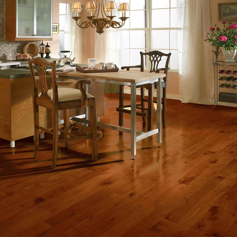 Prestige Cherry Maple 3/4 in. T x 5 in. W Smooth Solid Hardwood Flooring (23.5 sq.ft./ctn) - Hercitys