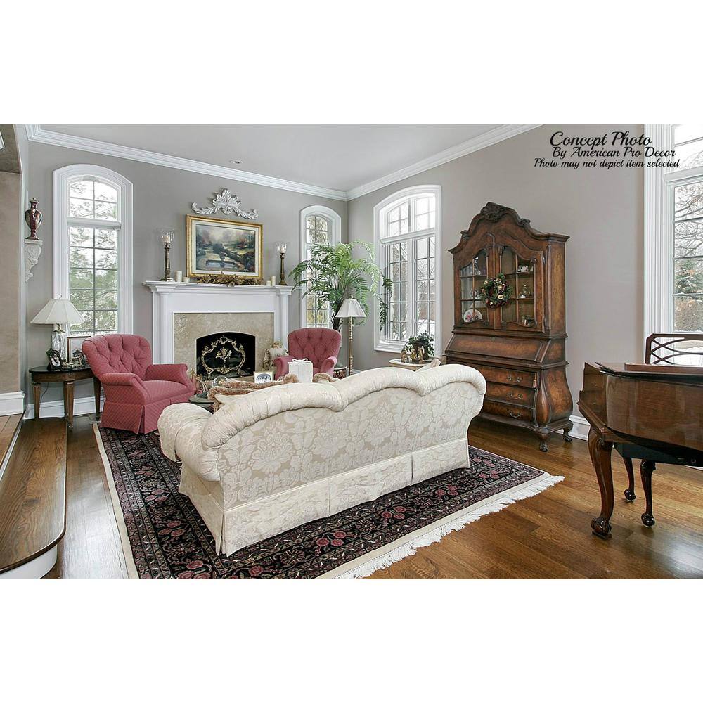 6-1/2 in. x 3-1/2 in. Stained Espresso Solid Hardwood Queen Ann Leg - Hercitys