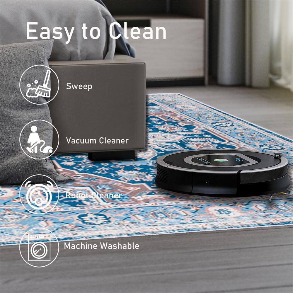 Area Rug 5×7 Vintage Bohemia Non-slip Washable Rug - Hercitys