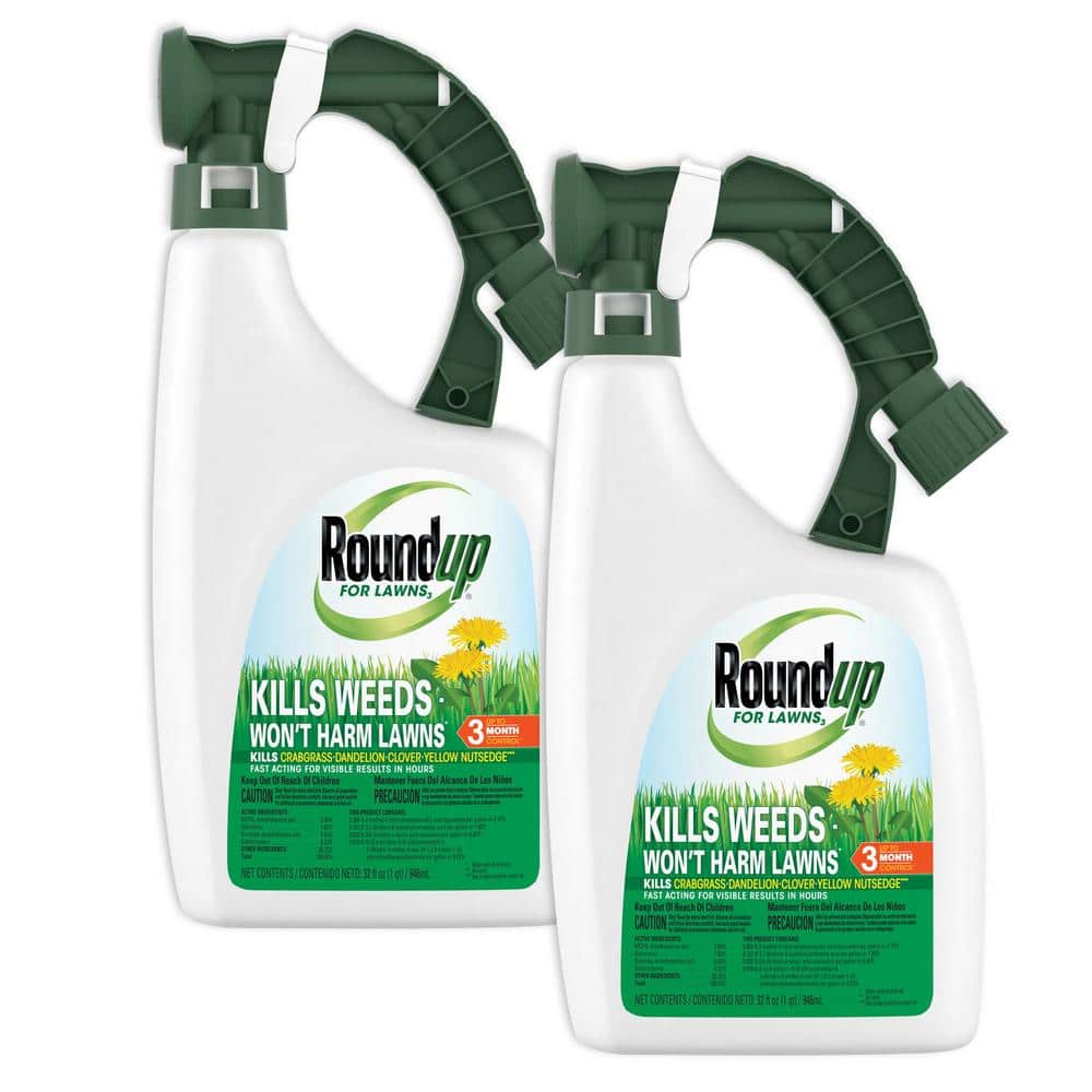 For Lawns₃ Selective Weed Killer Ready-To-Spray, 32 fl. oz. (2-Pack) - Hercitys