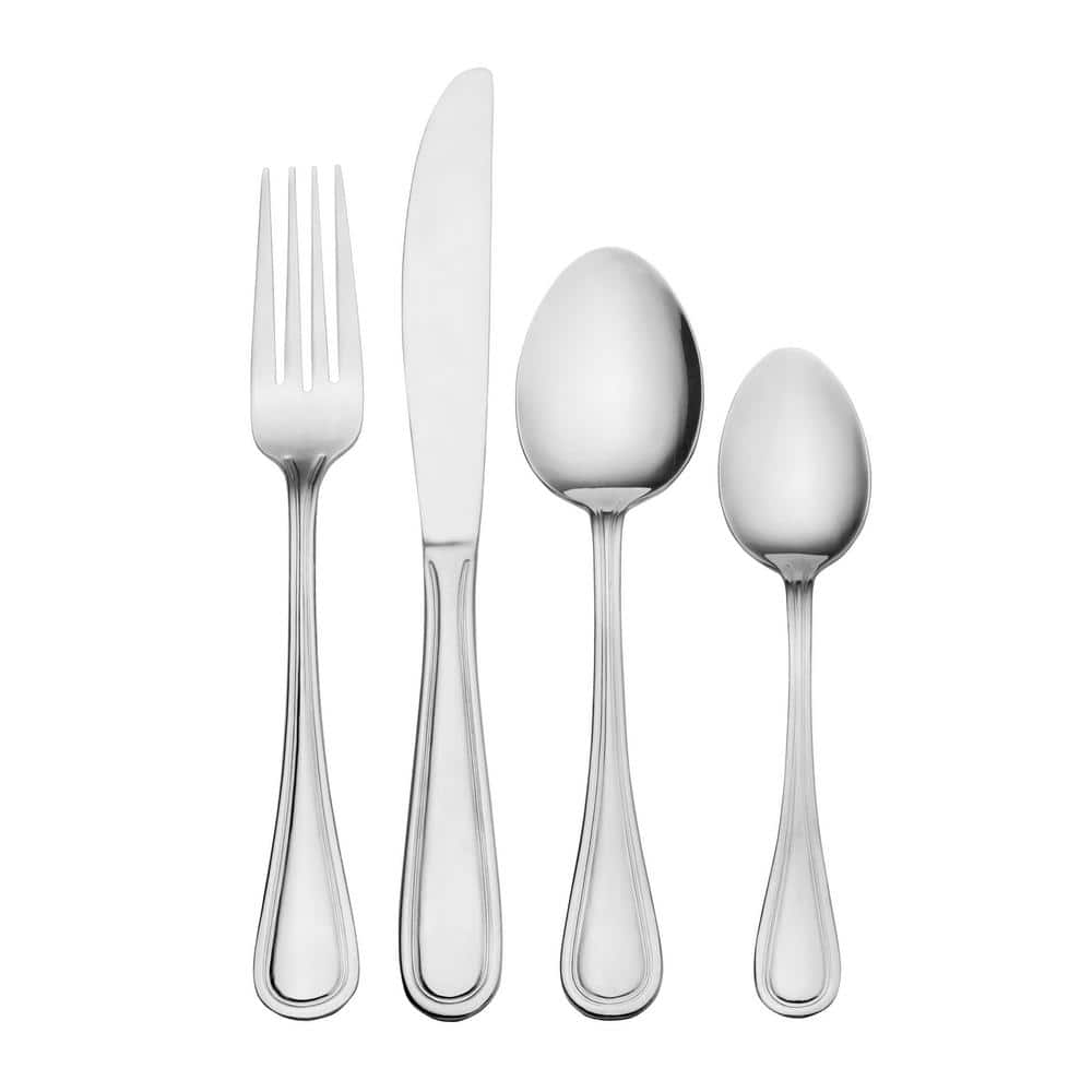 Rockport 16-Piece 18/0-Stainless Steel Flatware Set (Service For 4) - Hercitys