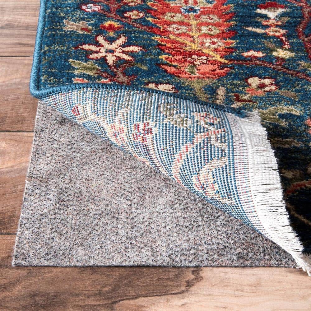Premium 4 ft. Square Eco Friendly Non-Slip Dual Surface 0.15 in. Rug Pad - Hercitys