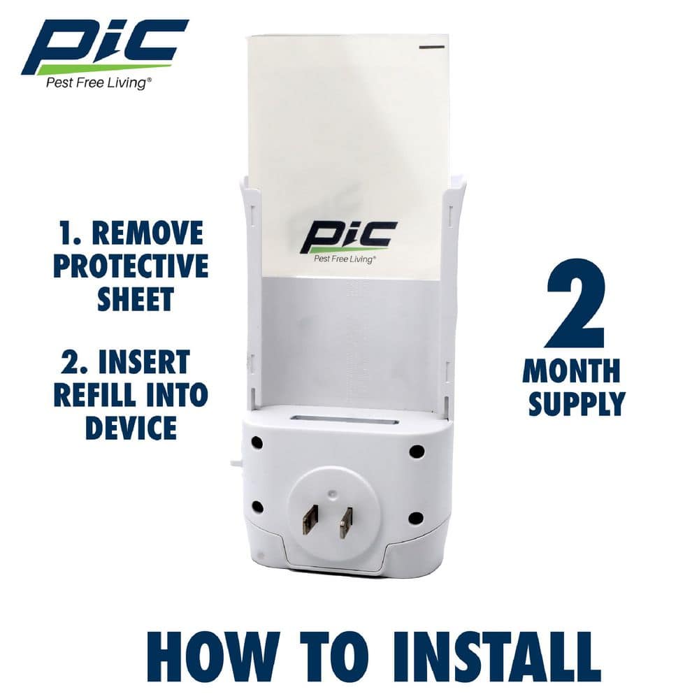 Plug-In Flying Insect Trap for Indoor, Attracts and Traps Flies, Fruit Flies, Gnats-Starter Kit: 1 Base plus 2 Cartridge - Hercitys