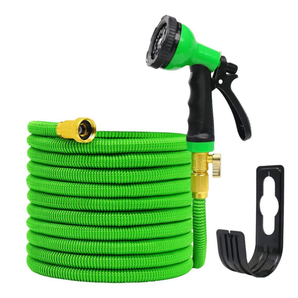 Expandable Garden Hose 3/4 in. x 75 ft. With 10 Function Sprayer Nozzle Magic Water hose - Hercitys