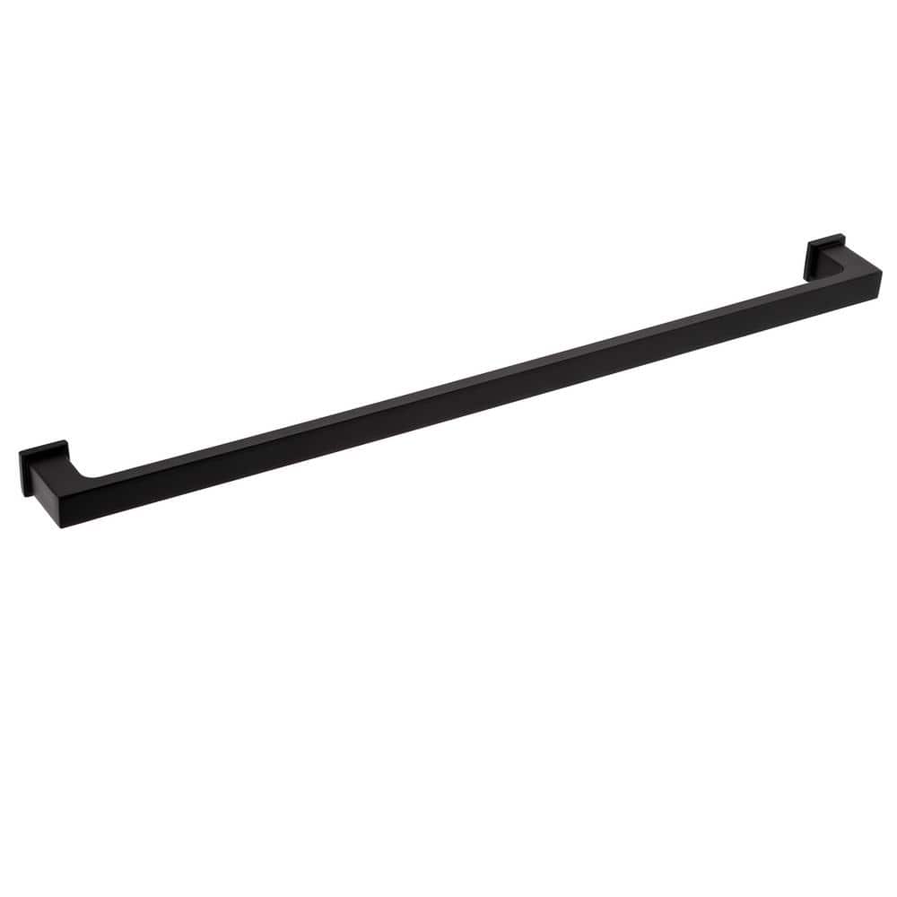 Chelsey 12 in. (305 mm) Center-to-Center Classic Matte Black Bar Drawer Pull - Hercitys