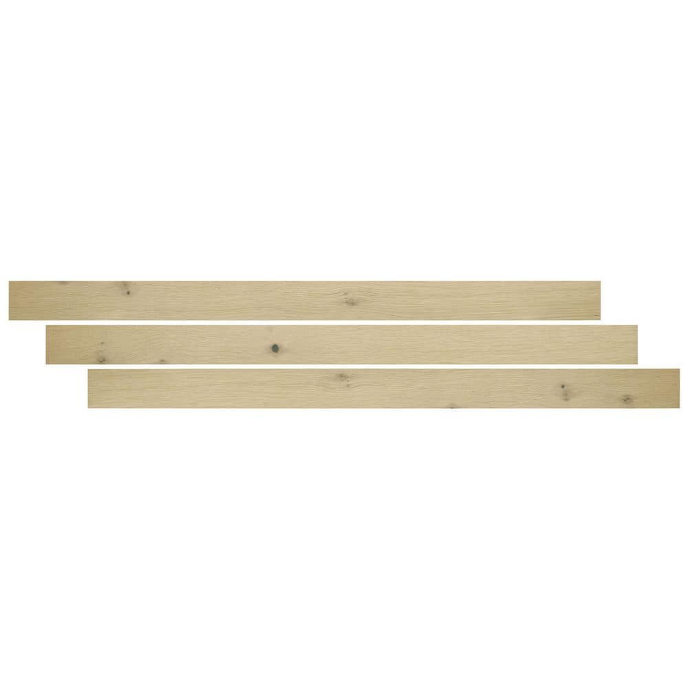 Dula Ash Oak 0.37 in. T x 1.24 in. W x 78 in. L Luxury T-Molding  Trim - Hercitys