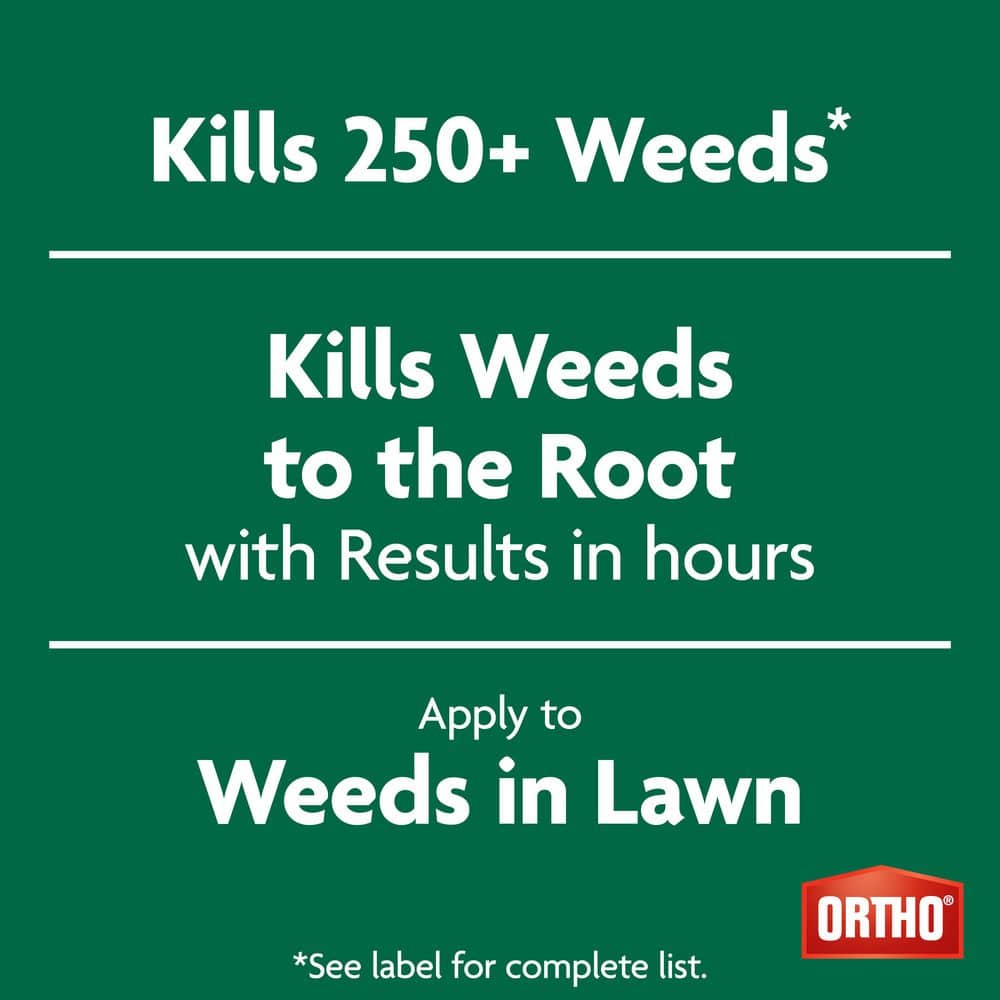 Weed B-gon Lawn Weed Killer with Trigger Sprayer, 1 gal., Kills Dandelion and Clover, Rainproof in 1 Hour - Hercitys