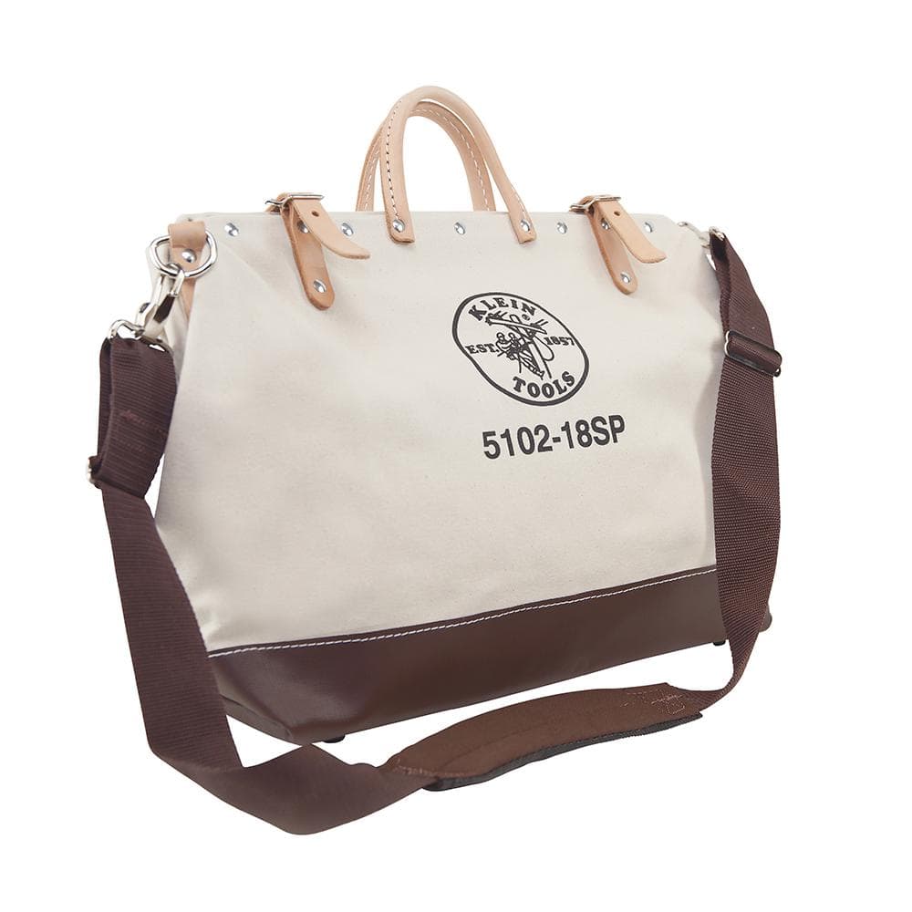 Deluxe Tool Bag, Canvas, 13 Pockets, 18-Inch - Hercitys