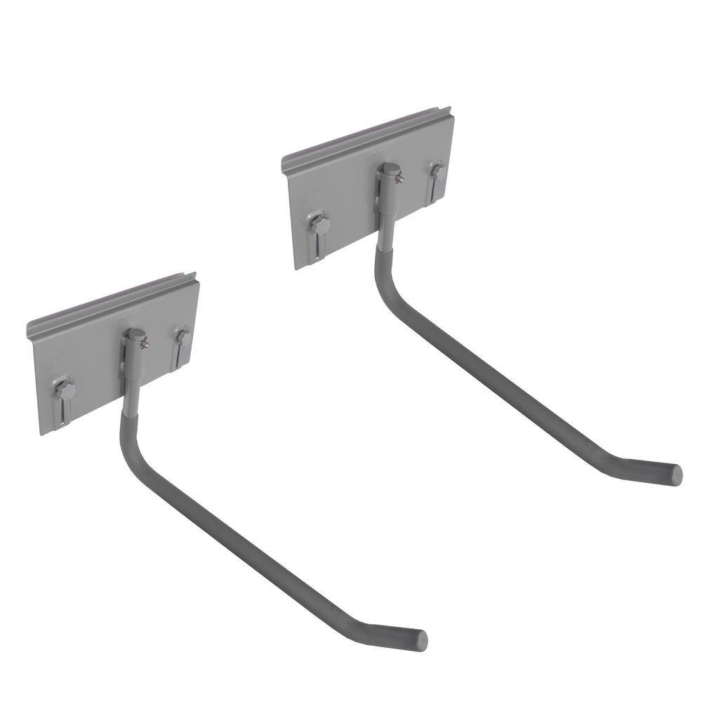 Slatwall Locking Big J Kayak Hooks (1-Pair) - Hercitys