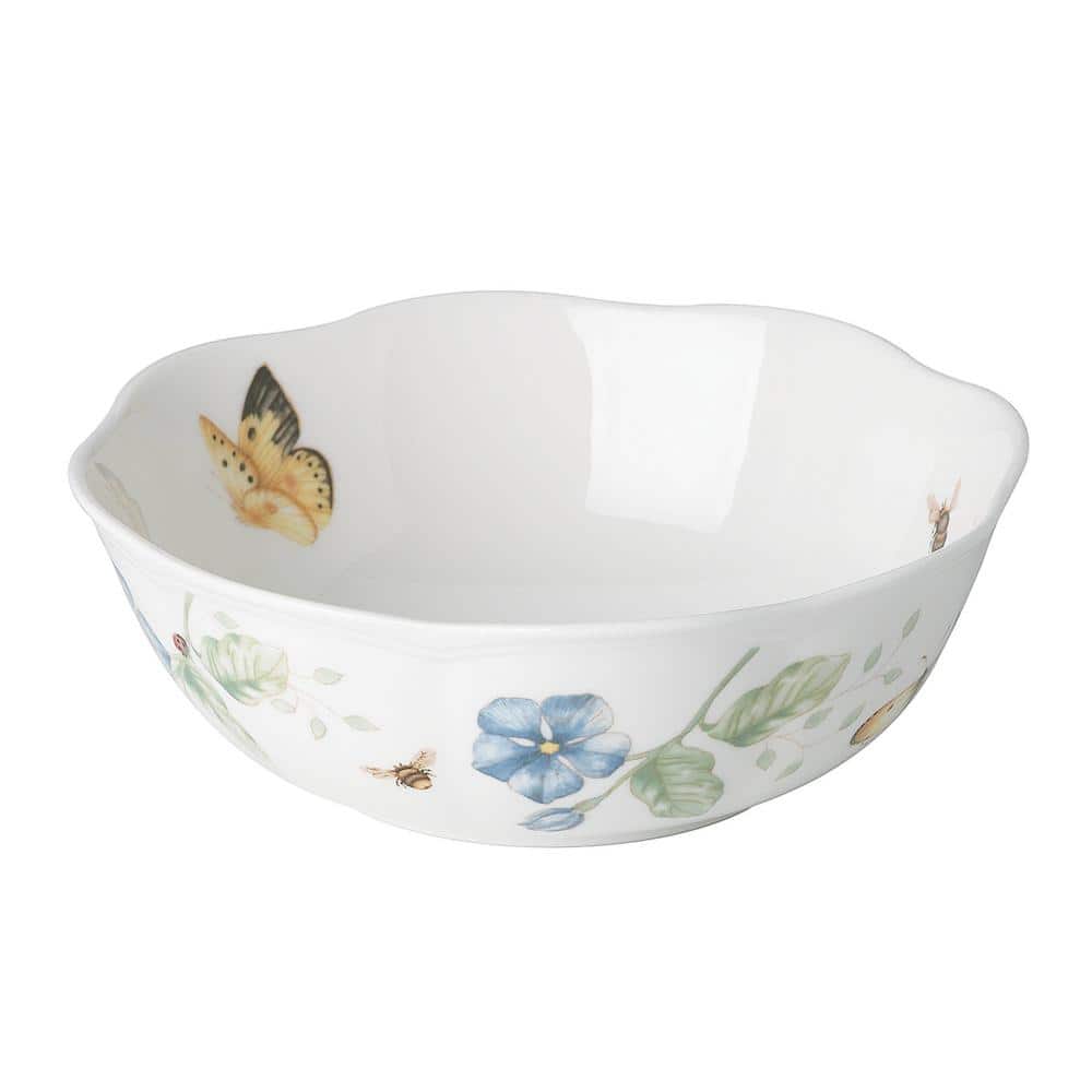 Butterfly Meadow 20 oz. Porcelain Multi Color All Purpose Bowl - Hercitys