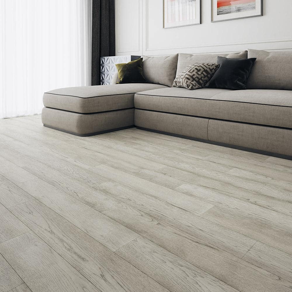 Snow Hickory 3/8 in. T x 6.5 in. W Engineered Hardwood Flooring (25.7 sqft/case) - Hercitys