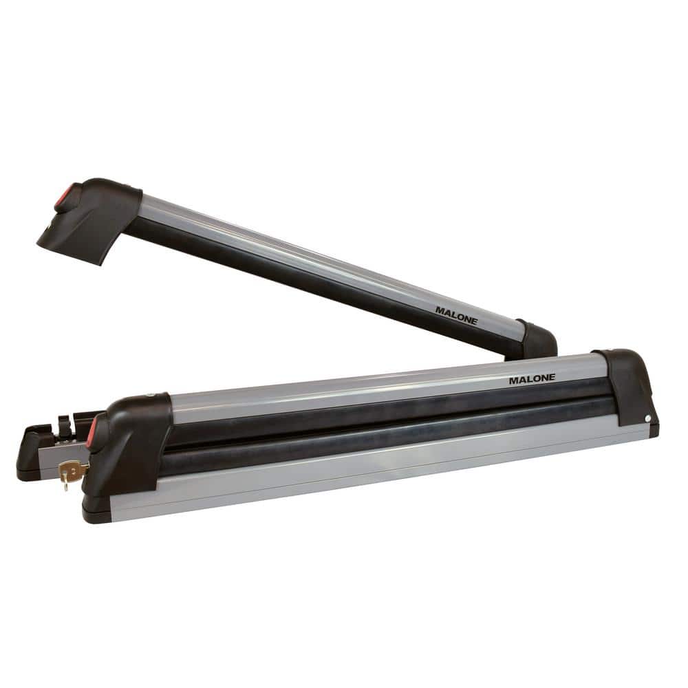 Slope Side Sliding Ski Carrier 5-sets of Skis or 4-Snowboard Capacity for Roof Rack - Hercitys