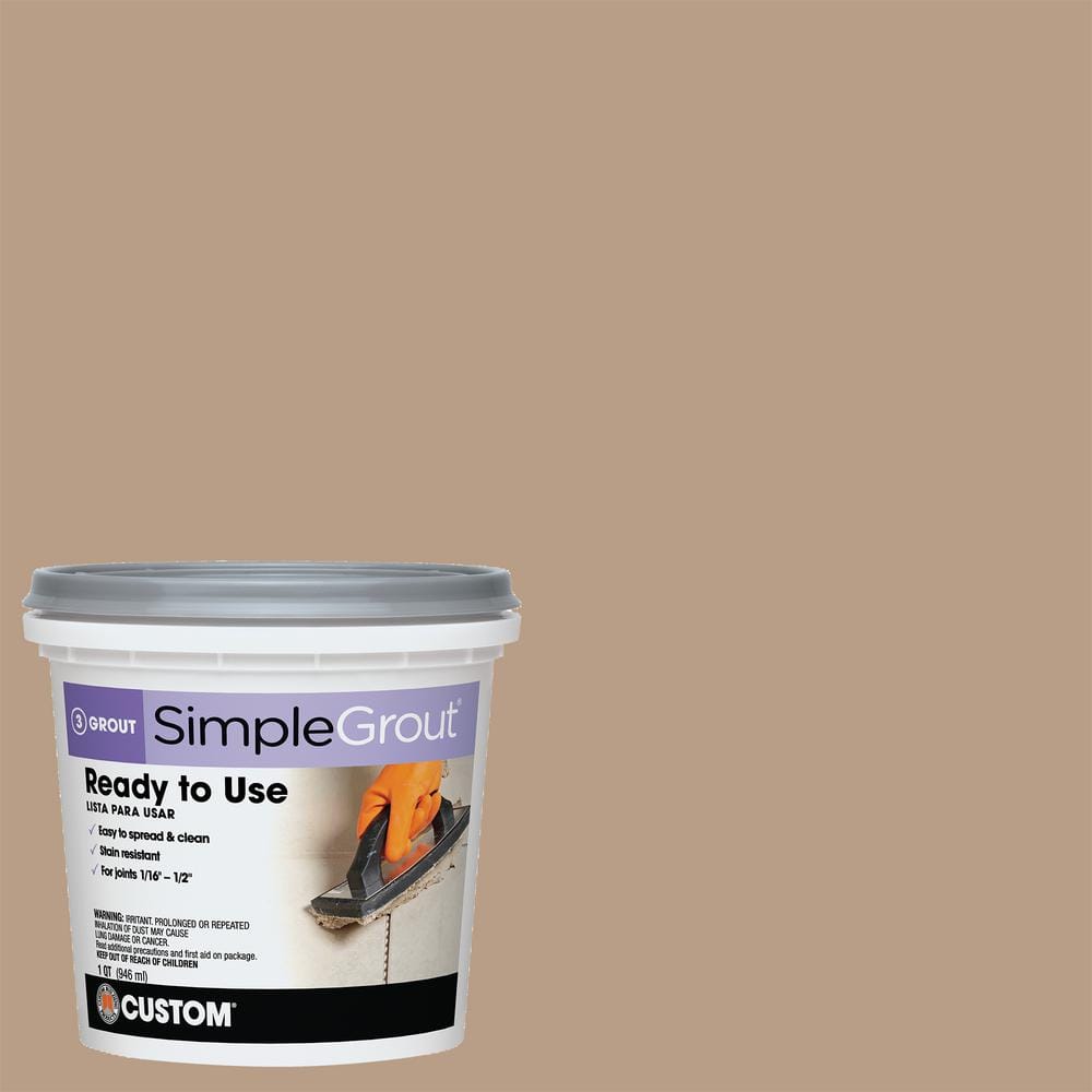 SimpleGrout #380 Haystack 1 qt. Pre-Mixed Grout - Hercitys