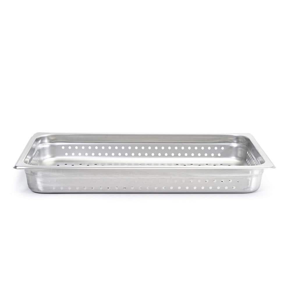 Stainless Steel Commercial Perforated Steam Table/Hotel 2.5 In. Deep Pan - Hercitys