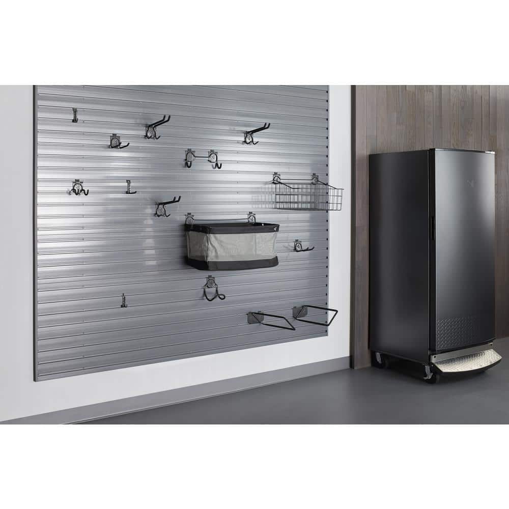 GearWall 12 in. H x 96 in. W Slatwall Kit in Smoke (2-Pack) - Hercitys