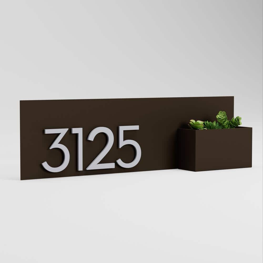 Vista View Rectangle Address Planter - Hercitys