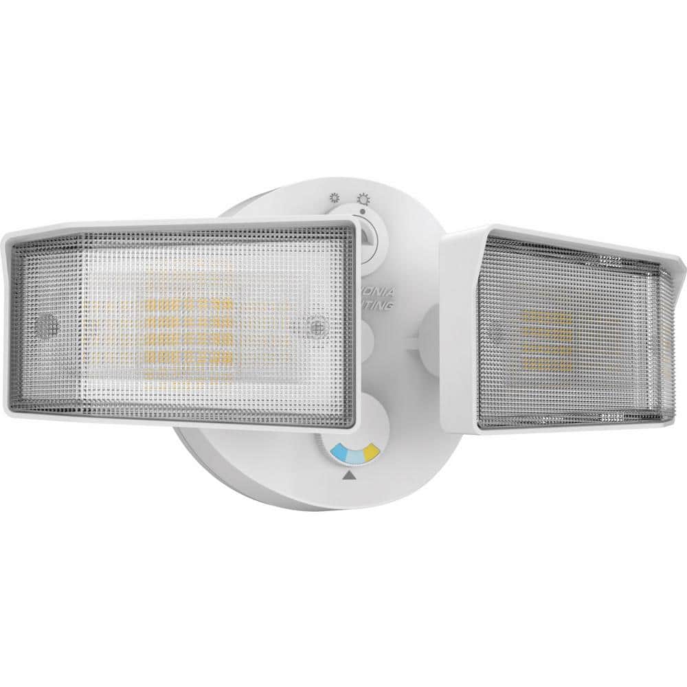 Contractor Select HGX Square Head Adjustable Lumen & Color Temperature White Outdoor Integrated LED Flood Light - Hercitys