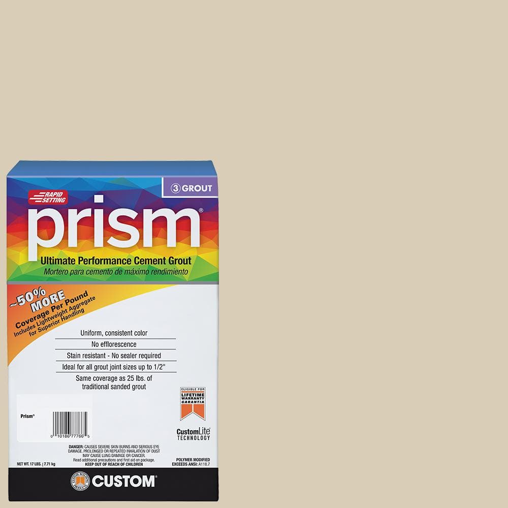 Prism #10 Antique White 17 lb. Ultimate Performance Grout - Hercitys