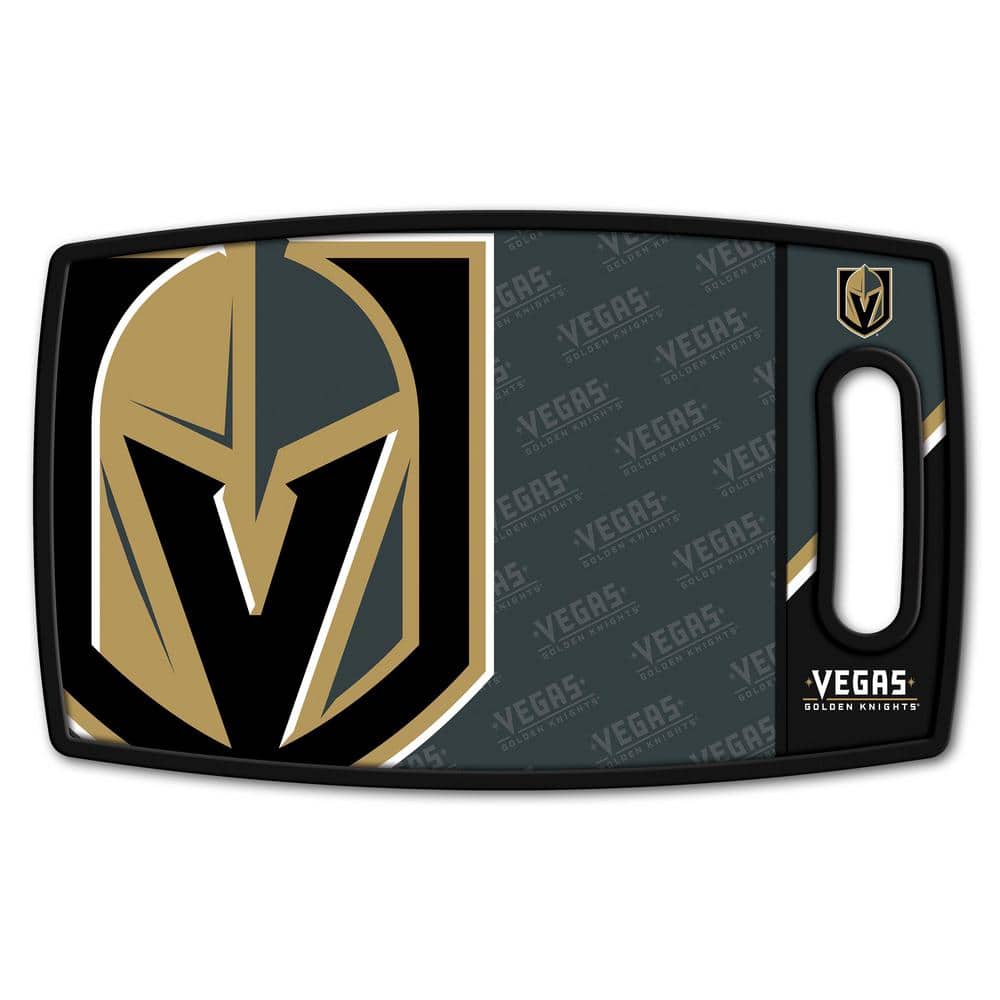 NHL Vegas Golden Knights Logo Series Cutting Board 9in x 0.5in- Rectangle- Manufactured Wood and polypropylene - Hercitys