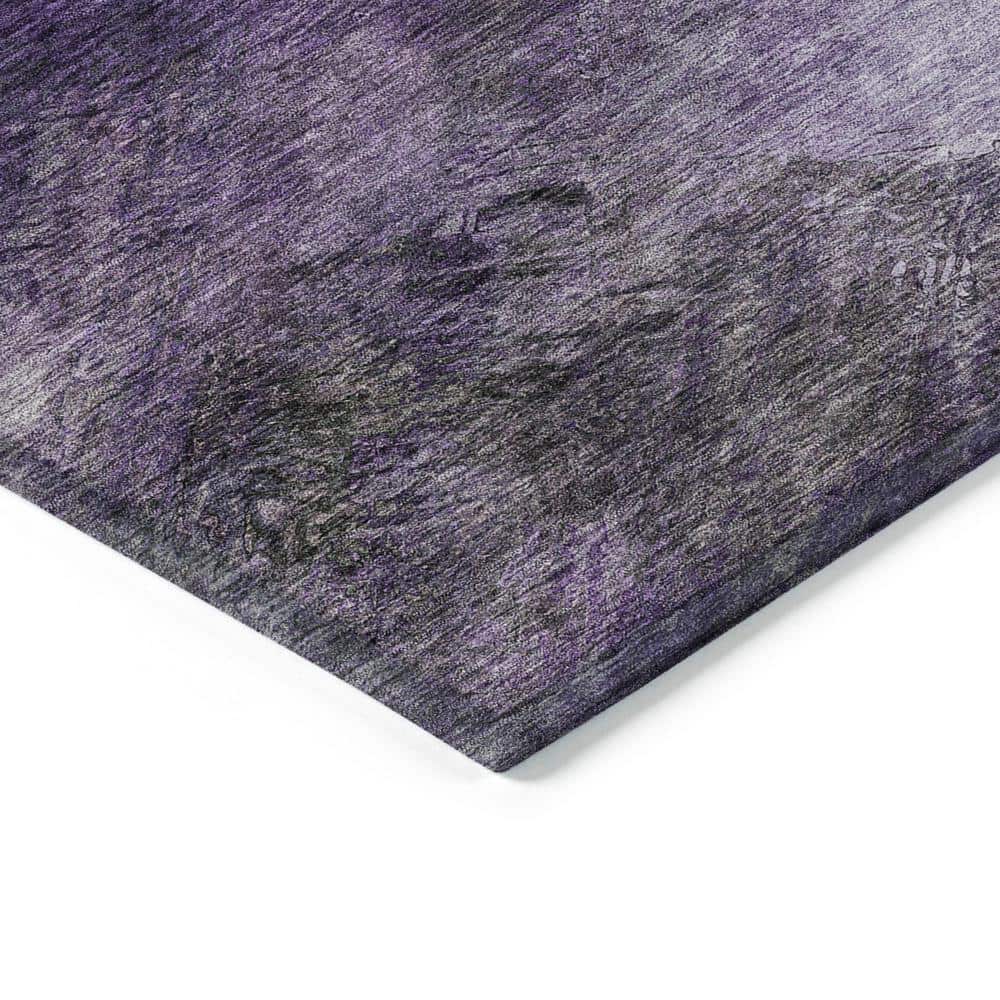 Chantille ACN590 Purple 5 ft. x 7 ft. 6 in. Machine Washable Indoor/Outdoor Geometric Area Rug - Hercitys