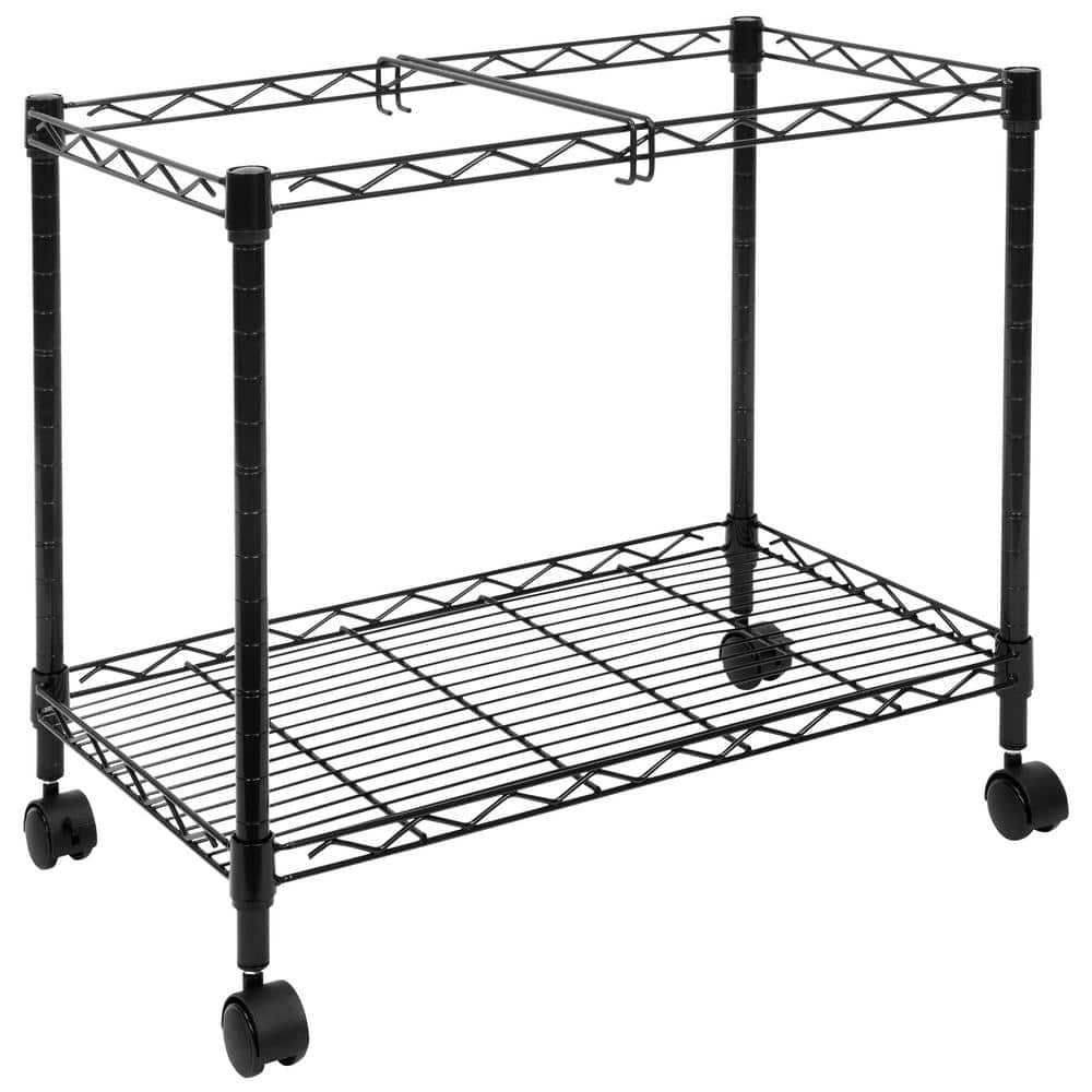 Rolling File Cart with Folder Rack - Hercitys