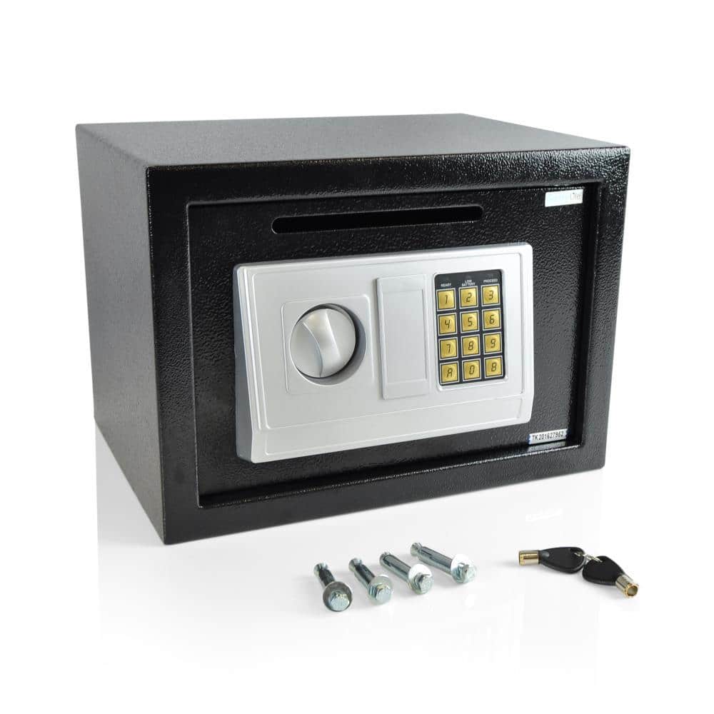 Electronic Safe Box with Mechanical Override - Hercitys