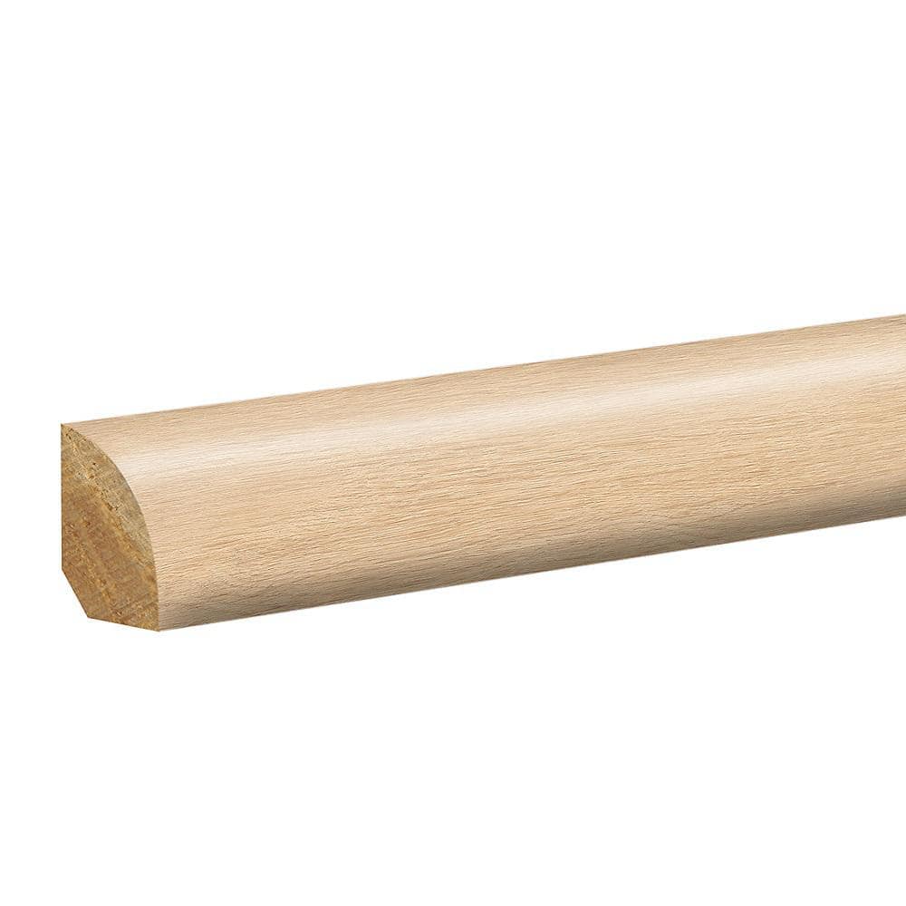 Vesinet 0.62 in. T x 0.75 in. W x 94.5 in. L Smooth Wood Look Laminate Moulding/Trim Quarter Round Molding - Hercitys
