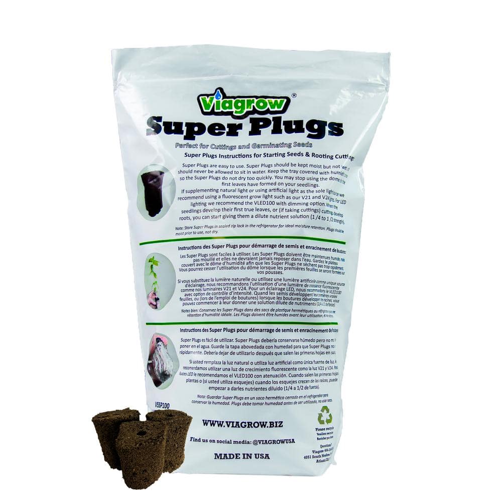Super Plugs 100 Seed Starter Plugs - Hercitys