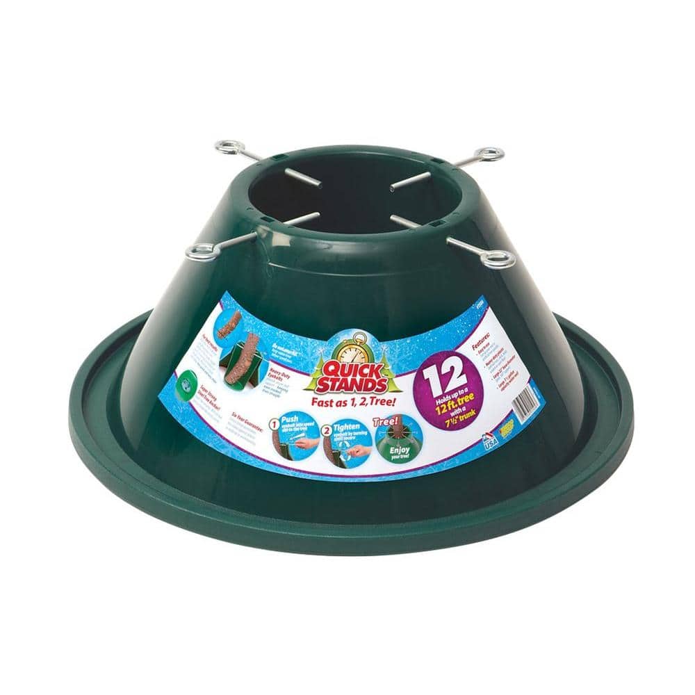 Quick Stands Series Poly Christmas Tree Stand for Trees up to 12 ft. - Hercitys