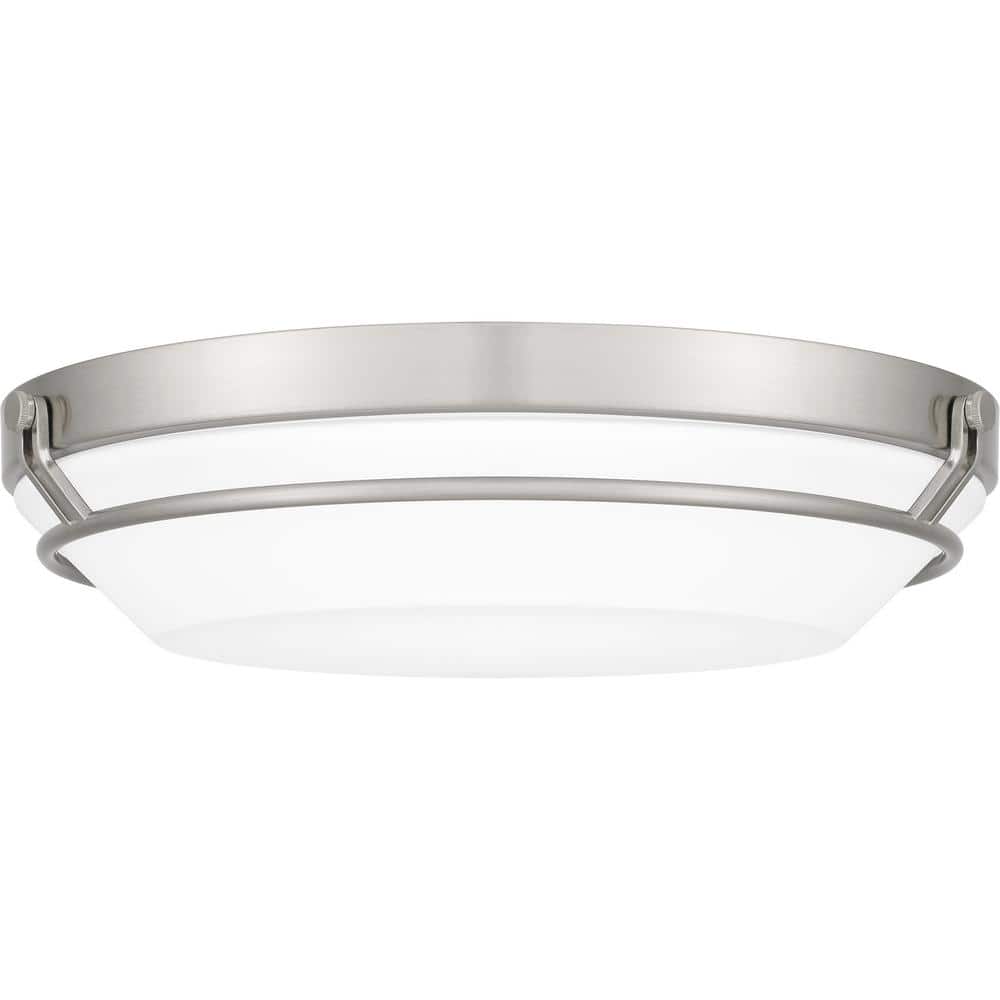 Dunbar 16 in. Statuary Bronze Integrated LED Flush Mount - Hercitys