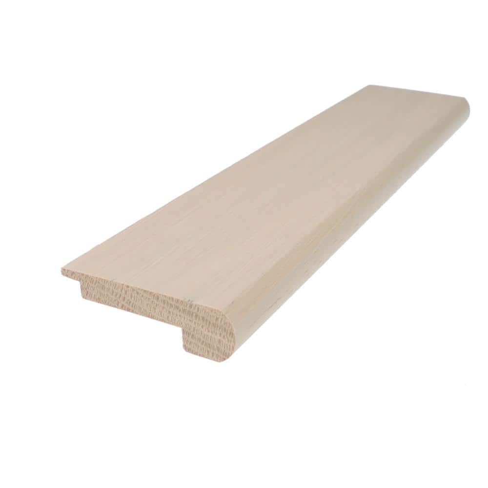 Aria 0.375 in. Thick x 2.78 in. Wide x 78 in. Length Matte Hardwood Stair Nose - Hercitys