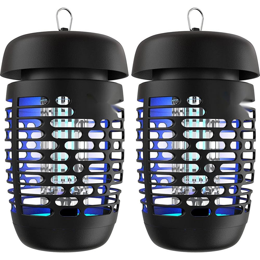 Bug Zapper Electric Lantern Gnats & Mosquitoes Light Bulb & Waterproof Design for Indoor & Outdoor Flies Repellent - Hercitys