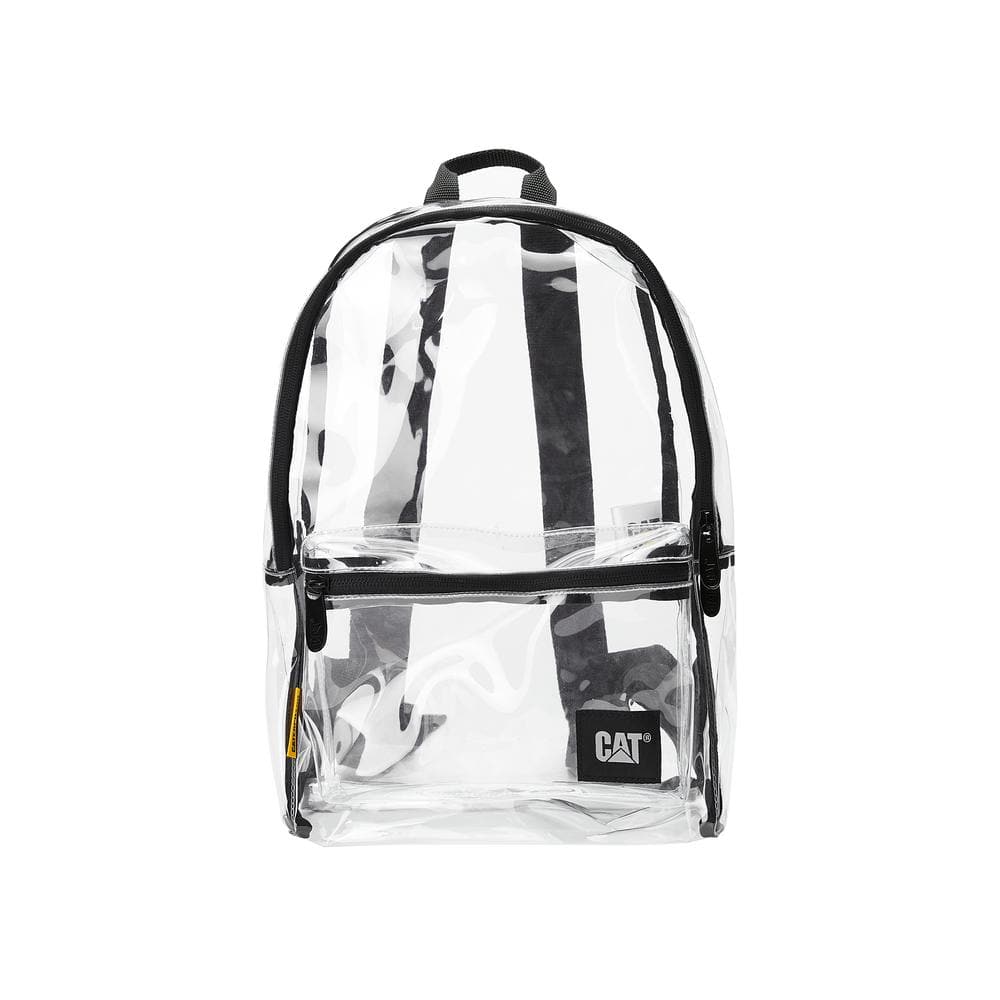 Soft bag , 10 in., 2 pockets, Transparency,100% clear PVC , Backpack, Large capacity ample storage space, Easy clean - Hercitys