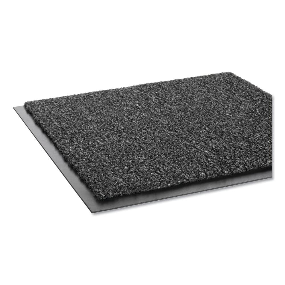 Rely-On Charcoal 48 in. x 72 in. Olefin Indoor Wiper Commercial Floor Mat - Hercitys