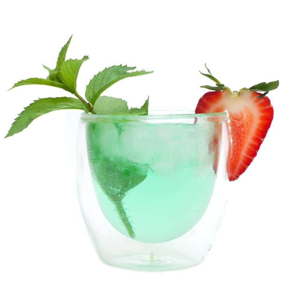 Moderna Artisan Series Double Wall 8 oz. Beverage Glasses (Set of 8) - Hercitys