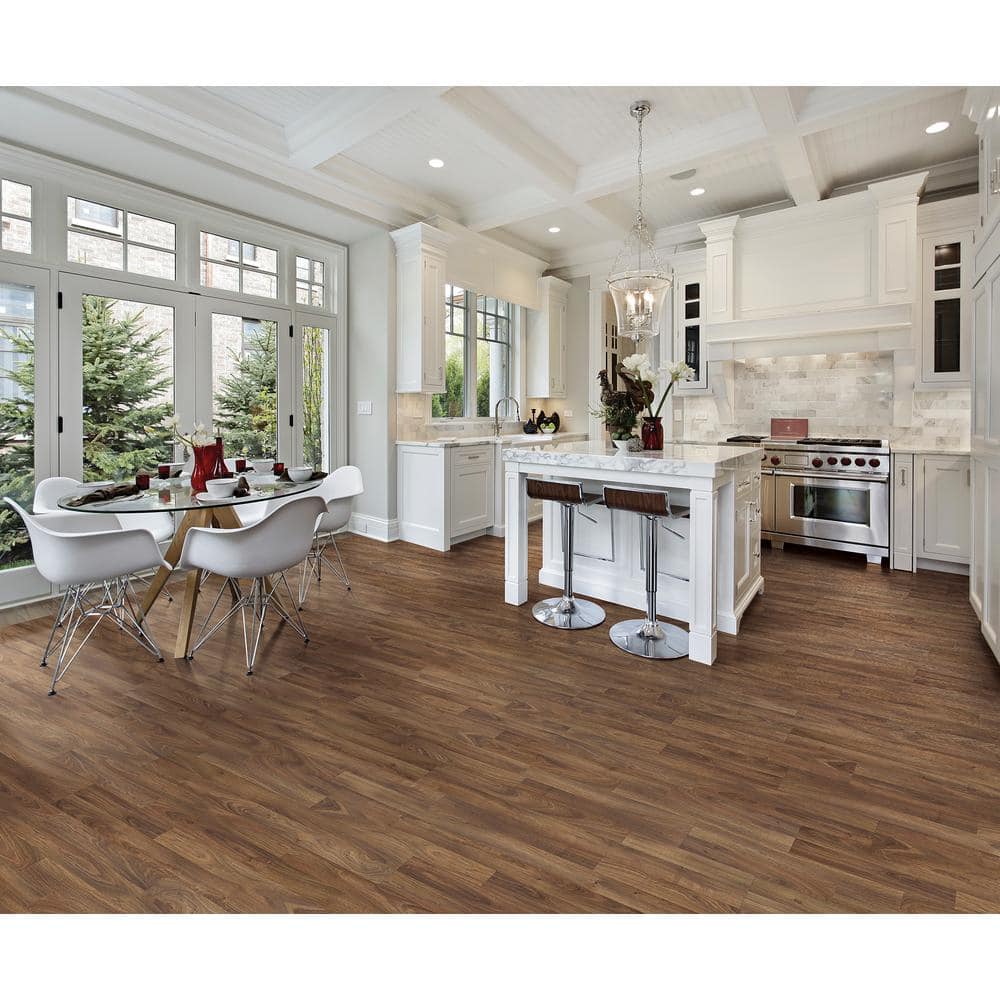 Claryport Oak 7mm Thick x 7-2/3 in. Wide x 50-5/8 in. Length Laminate Flooring (24.17 sq. ft./case) - Hercitys