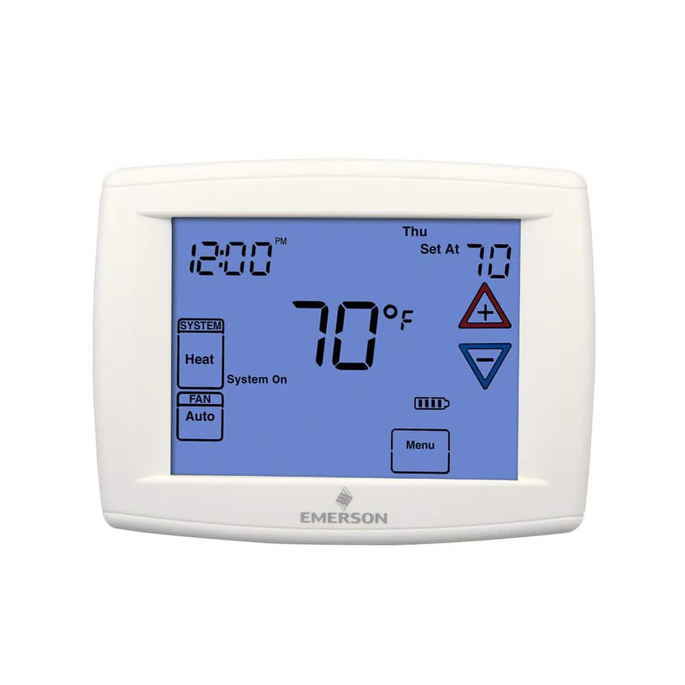 90 Series Blue, 7 Day Programmable, Univeral (4H/2C) Touchscreen Thermostat - Hercitys