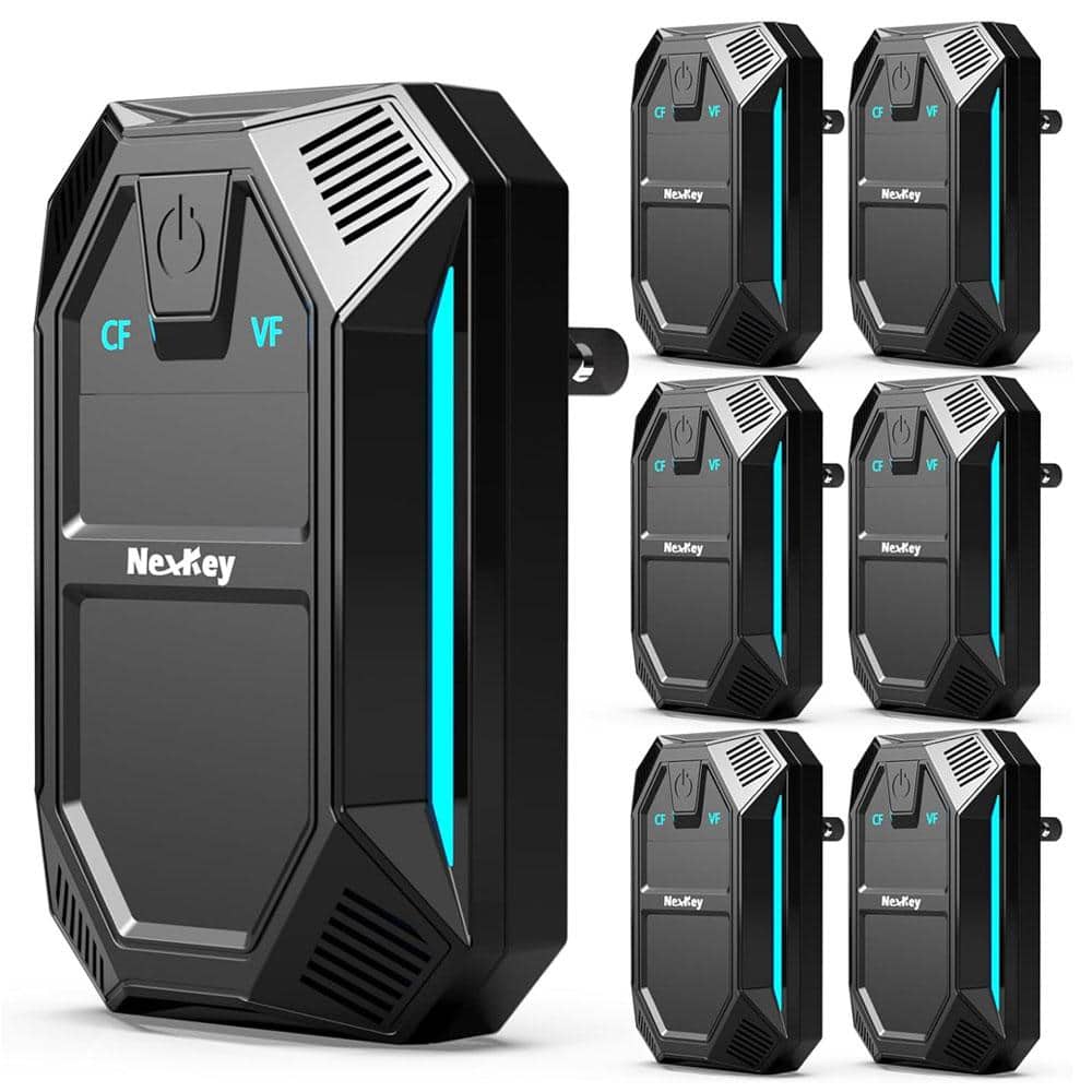 Ultrasonic Pest & Insect Repeller for Roach, Rodent, Mouse, Bugs, Mosquito, Mice, Spider, Ant 2 Mode Switching (6-Pack) - Hercitys