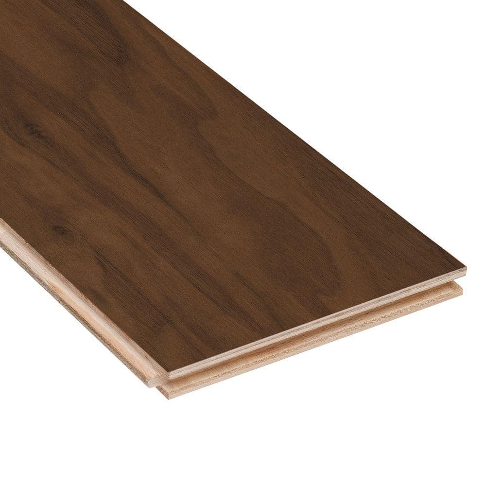 Matte American Walnut 1/2 in. T x 5 in. W x Varying Length Engineered Hardwood Flooring (26.25 sq. ft. / case) - Hercitys