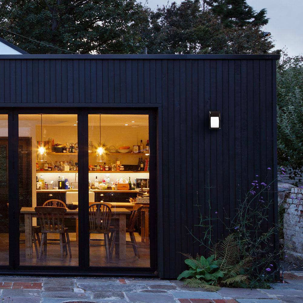 75W Equivalent Integrated LED Bronze Outdoor Wall Pack Over Door Light, 1500 Lumens - Hercitys