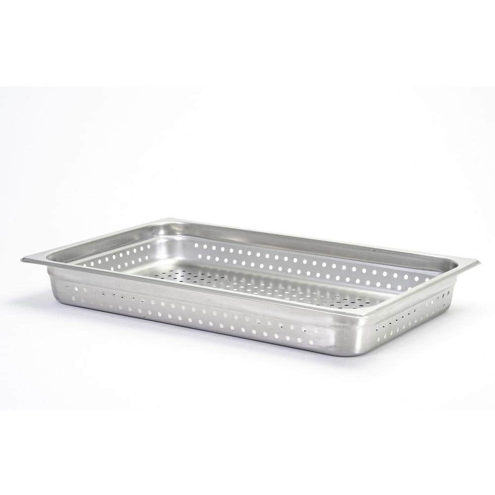 Stainless Steel Commercial Perforated Steam Table/Hotel 2.5 In. Deep Pan - Hercitys
