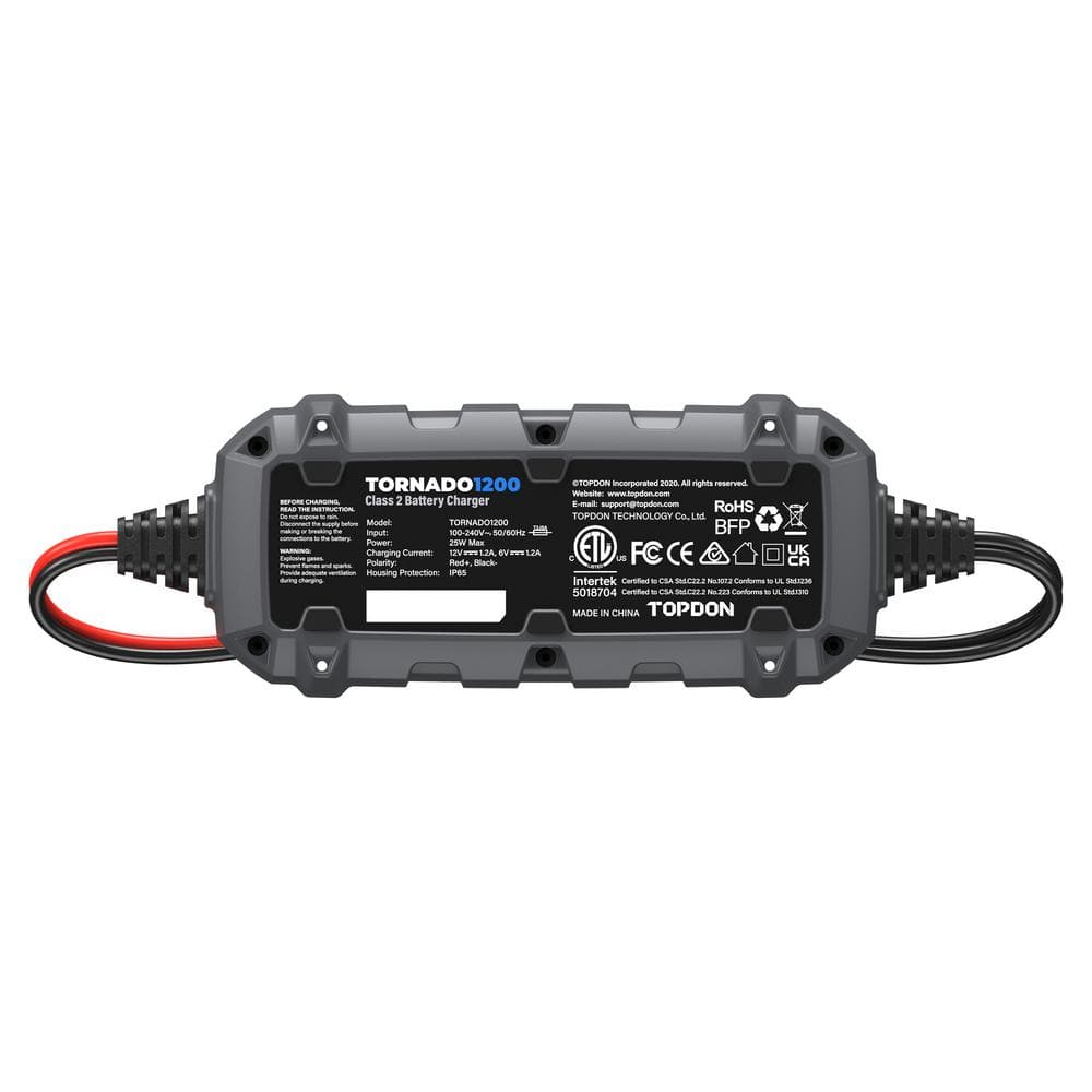 Tornado1200-1. 2A Smart Battery Charger - Hercitys