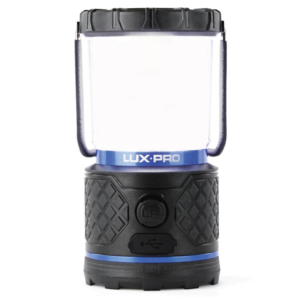 Rechargeable Dual Battery 360° Rugged LED Lantern with Diffused Lens, Power Bank and TackGrip - Hercitys