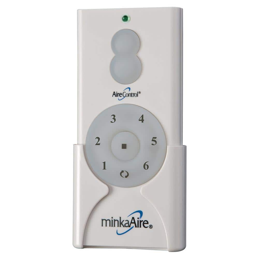 Aire- Control 6 Speed 32 Bit Dimmer Handheld Ceiling Fan Remote Control White - Hercitys