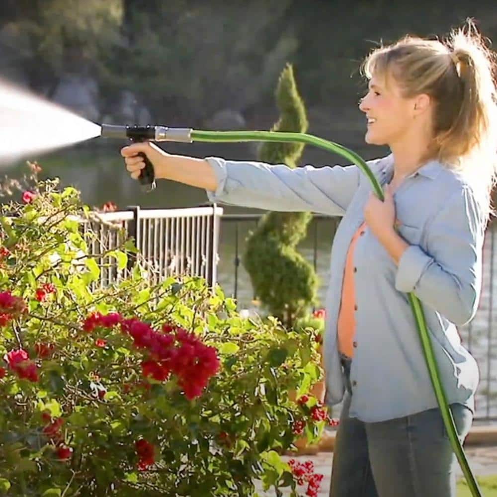 Pro 5/8 in Dia x 50 ft. Length Light X Flex Fabric Hose – Green - Hercitys