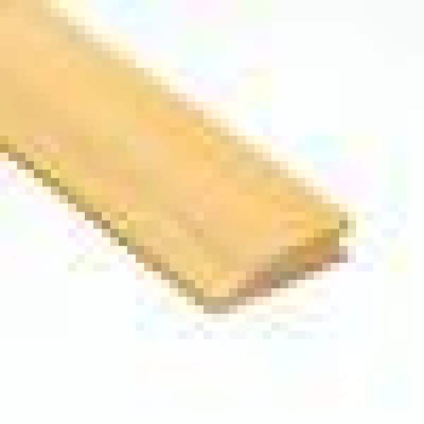 Horizontal Natural 9/16 in. Thick x 2 in. Wide x 78 in. Length Bamboo Hard Surface Reducer Molding - Hercitys