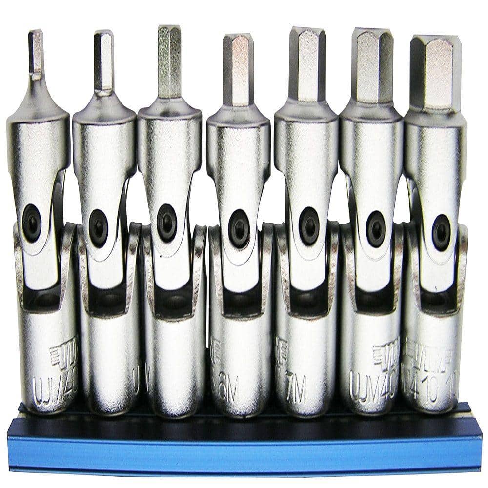 Metric Stubby Hex Driver Set, 7-Piece - Hercitys