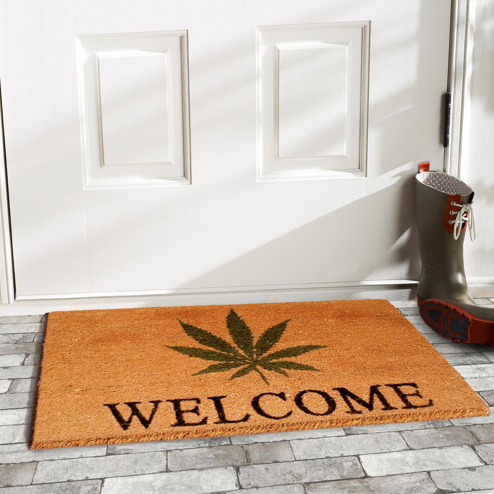 Welcome Door Mat 17 in. x 29 in. - Hercitys
