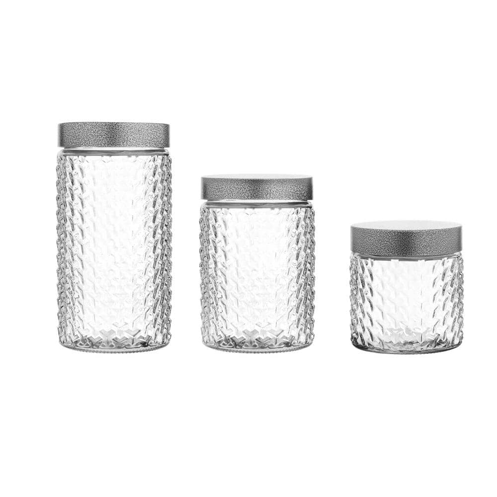 Weave Round Canisters (Set of 3) - Hercitys
