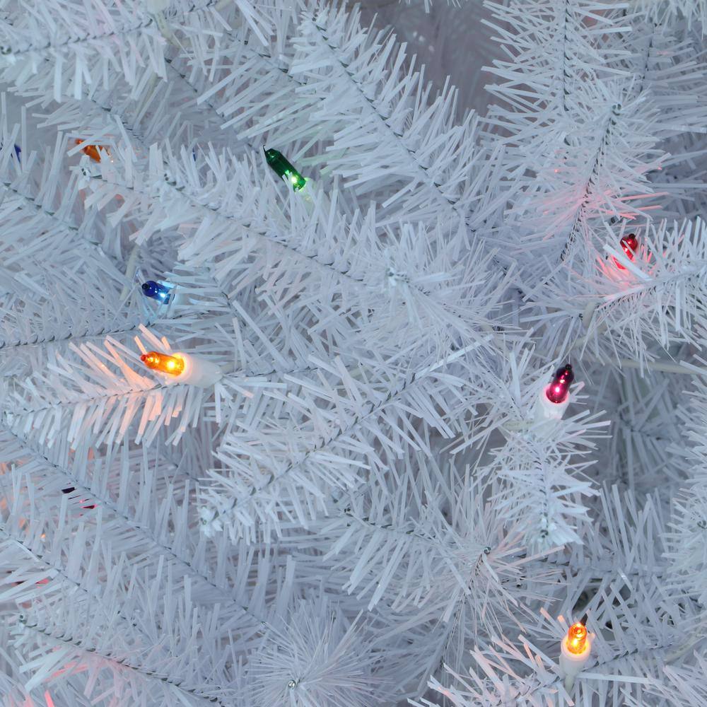 6.5 ft. Prelit Pencil White Fraser Fir Artificial Christmas Tree with 250 Lights - Hercitys